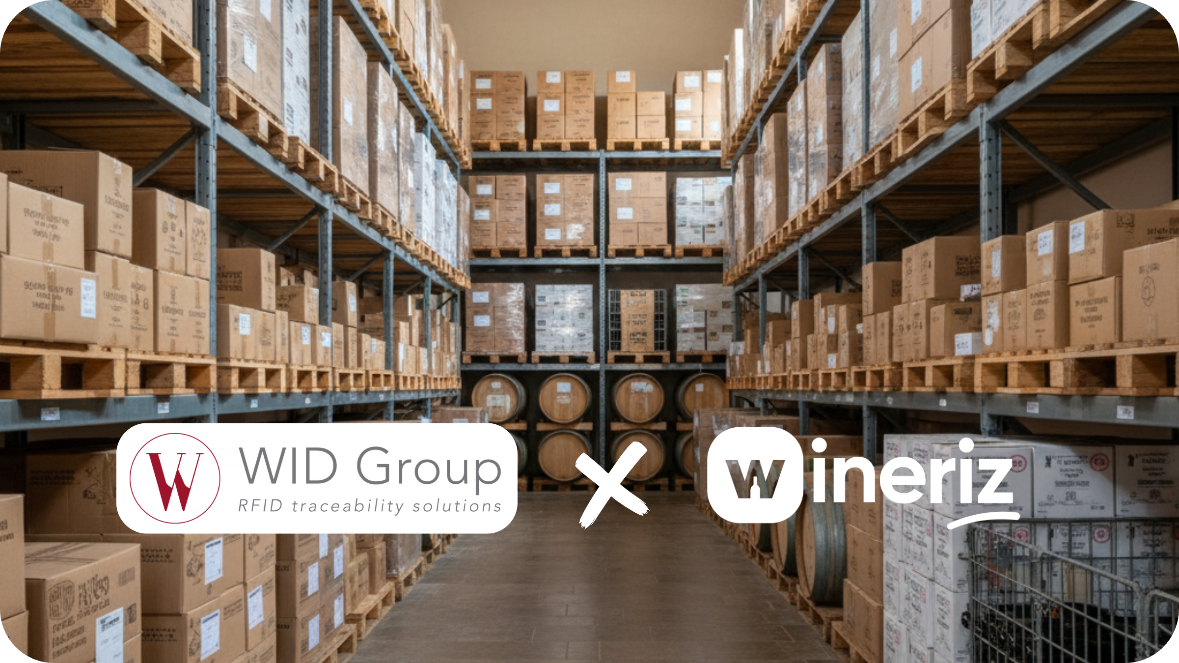 Contrôle de préparation de commande avec WID connecté à Wineriz
