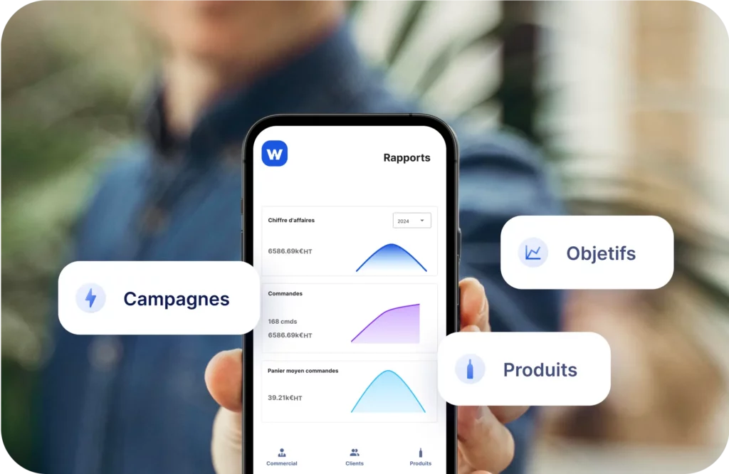 Module de rapport de ventes pour domaine viticole
