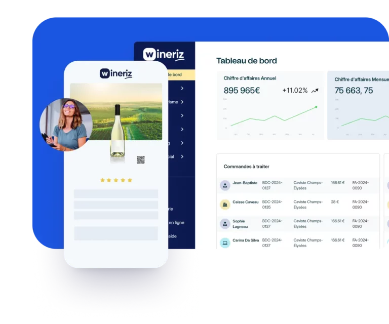 Module de rapport de ventes pour domaine viticole