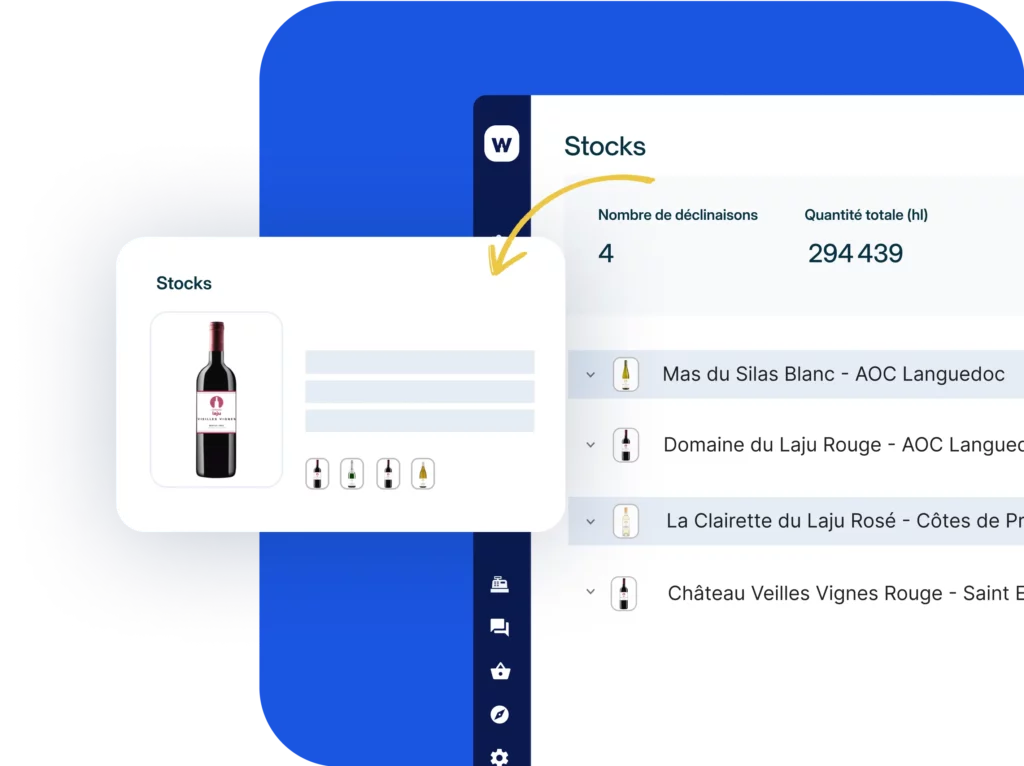 Logiciel de gestion des stocks pour domaine viticole