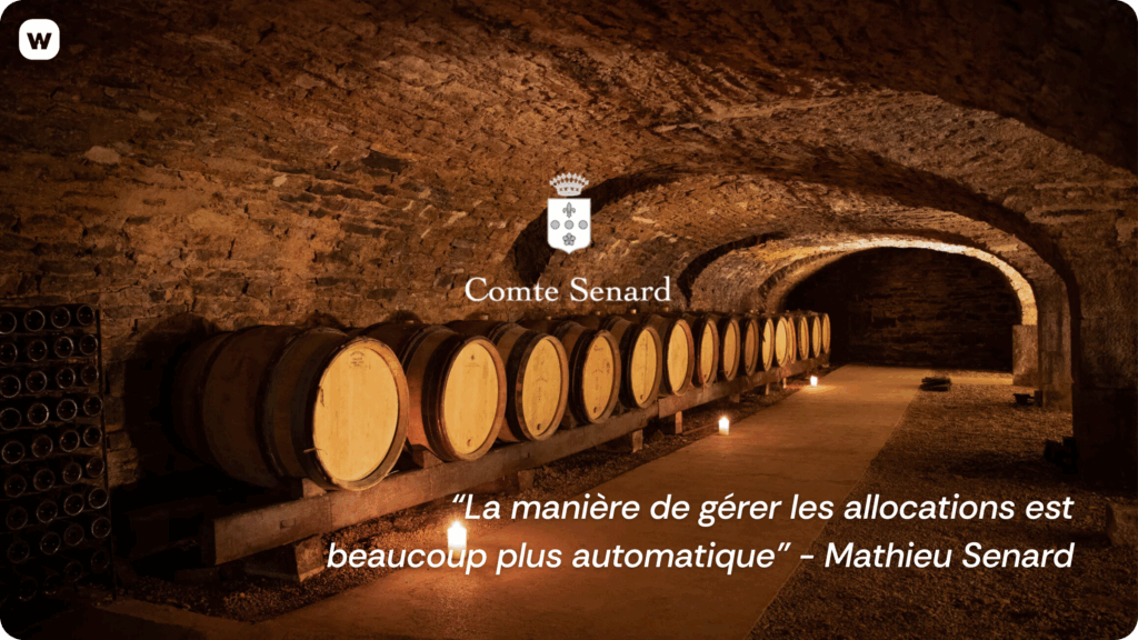 Témoignage client sur la simplicité de la gestion des allocations de vin avec Wineriz