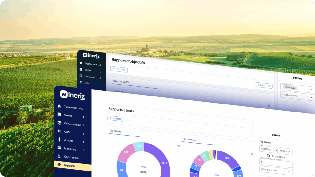 CRM viticole pour centraliser les données clients d’un domaine