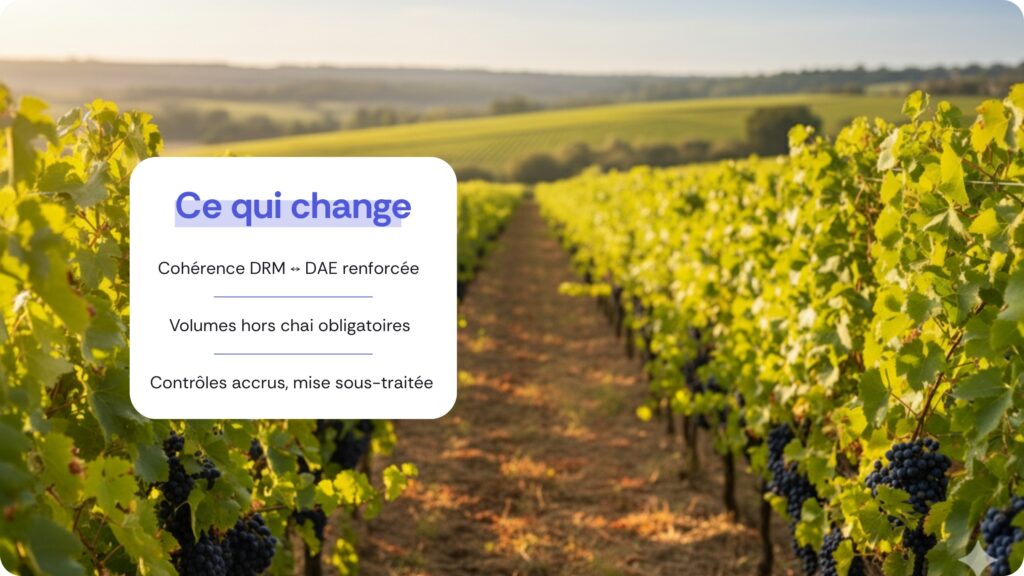 Nouveautés réglementaires 2025 pour l’inventaire viticole