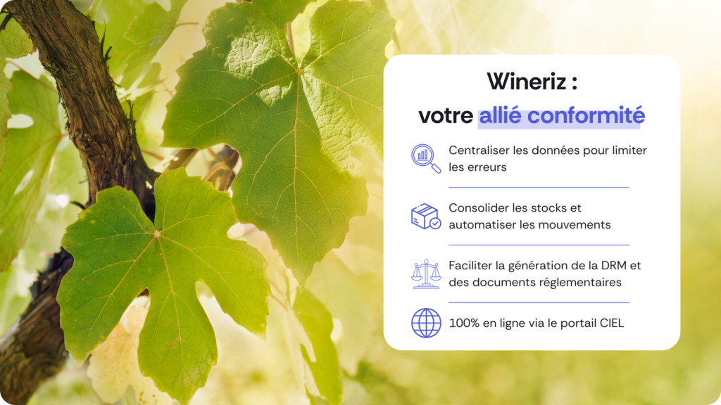Wineriz facilite la conformité fiscale des domaines – stock, DRM, TVA