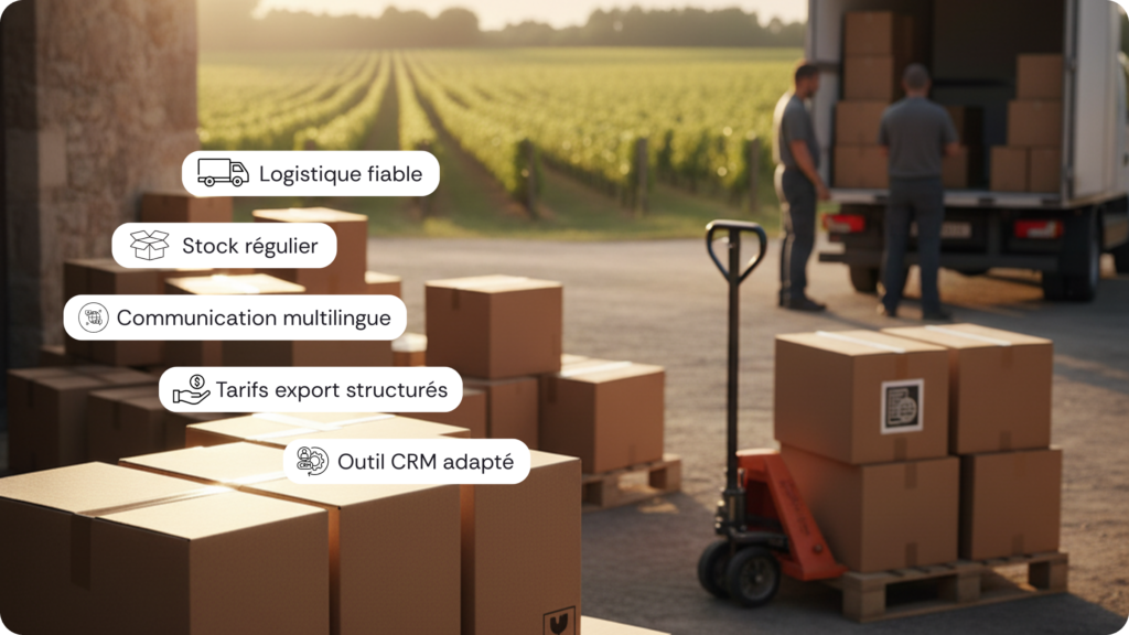 Préparation à l’export pour un domaine viticole avant de se lancer à l’international